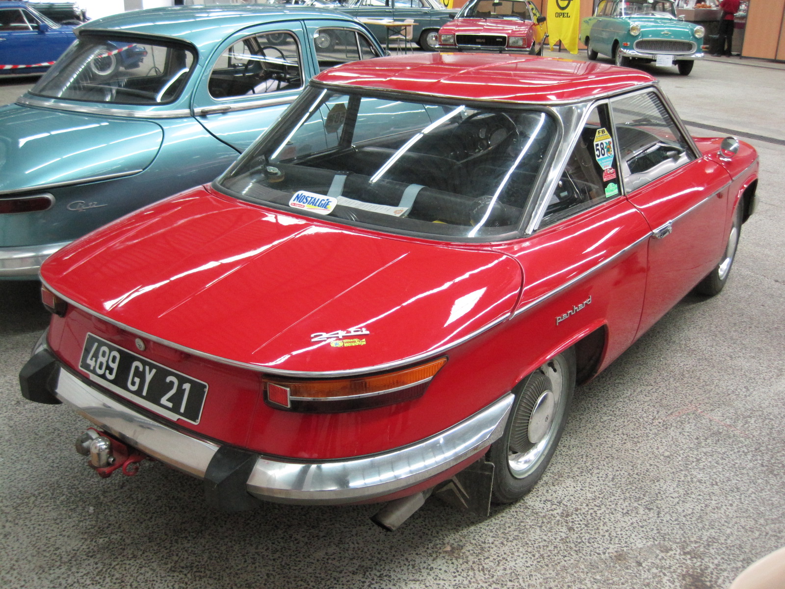 Front of a Panhard 24 CT