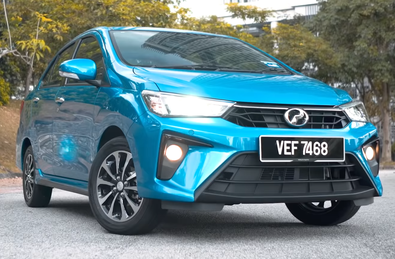 2020 Perodua Bezza saloon, front view