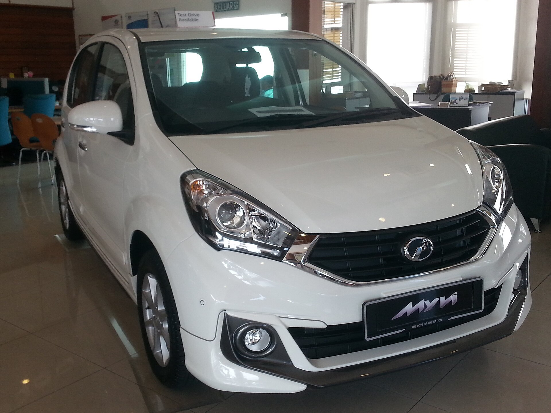 Perodua Myvi Premium XS, exterior view