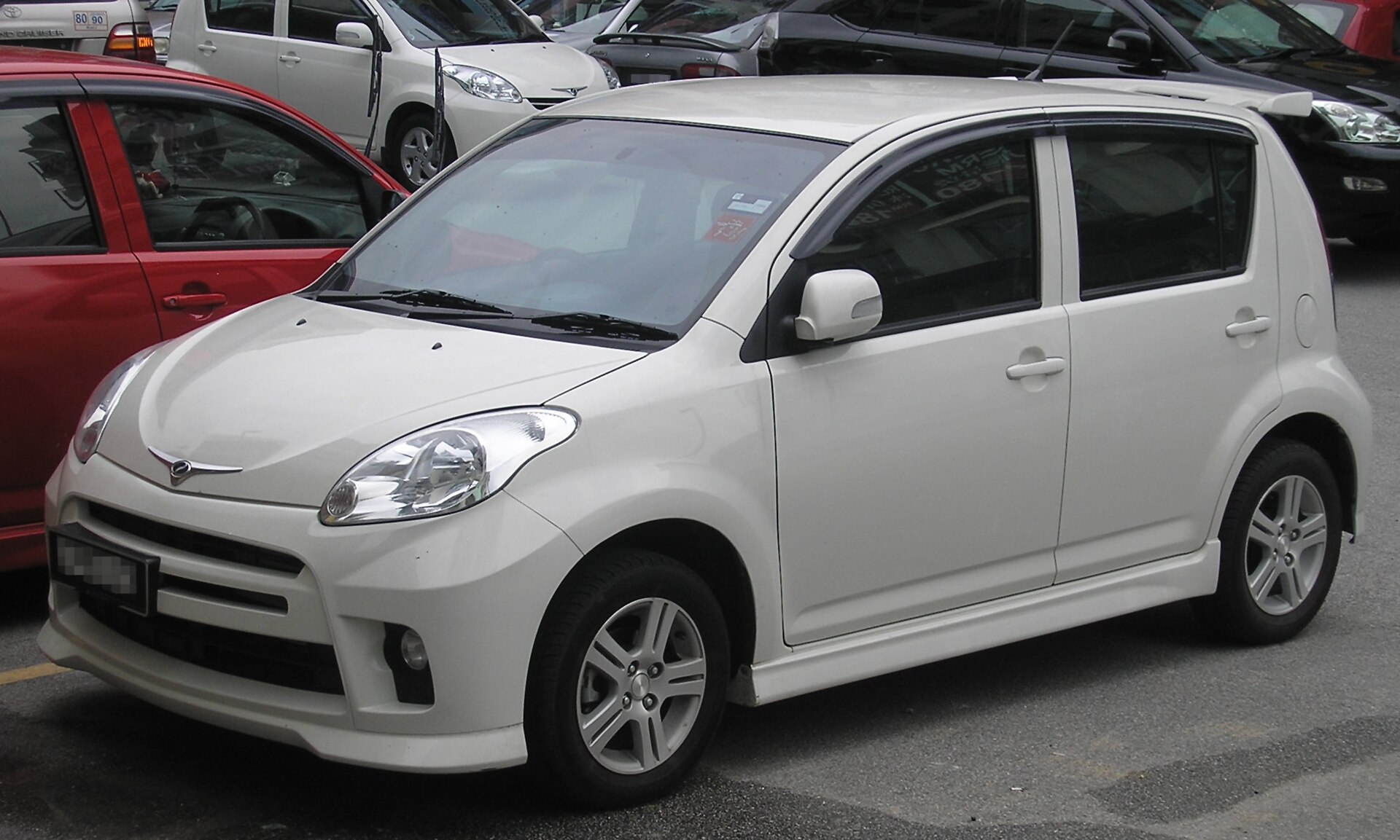 First-generation Perodua Myvi, front view