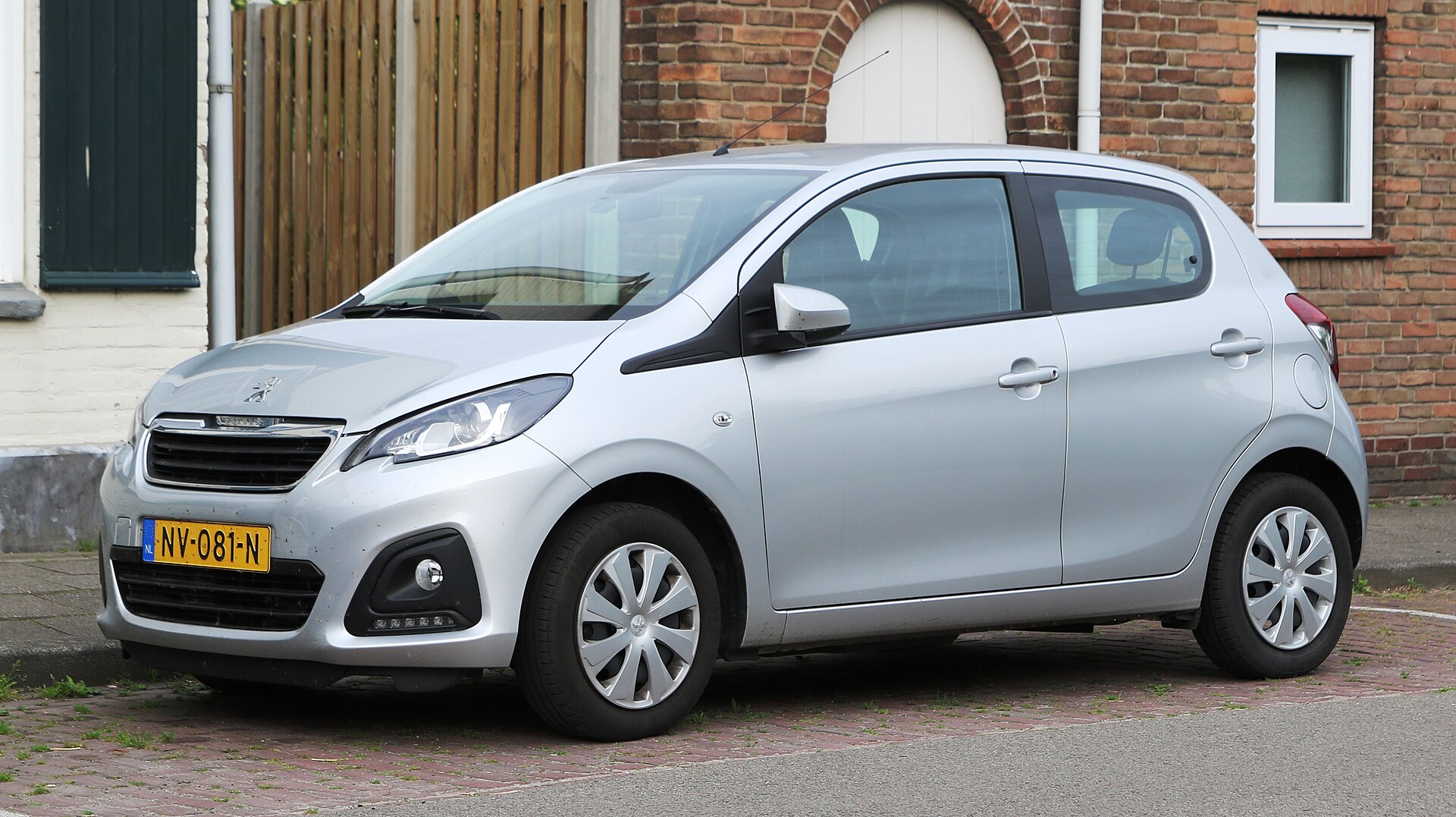Peugeot 108 parked in a street