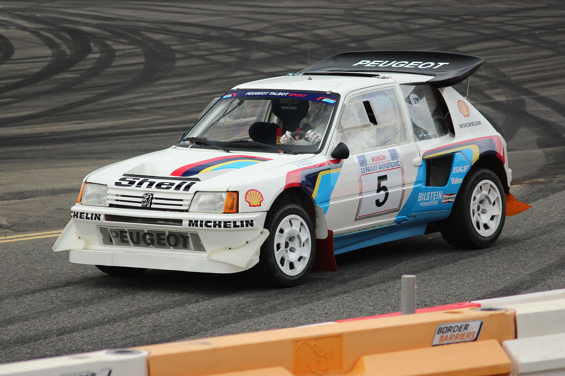 Peugeot 205 Turbo 16 Group B rally car