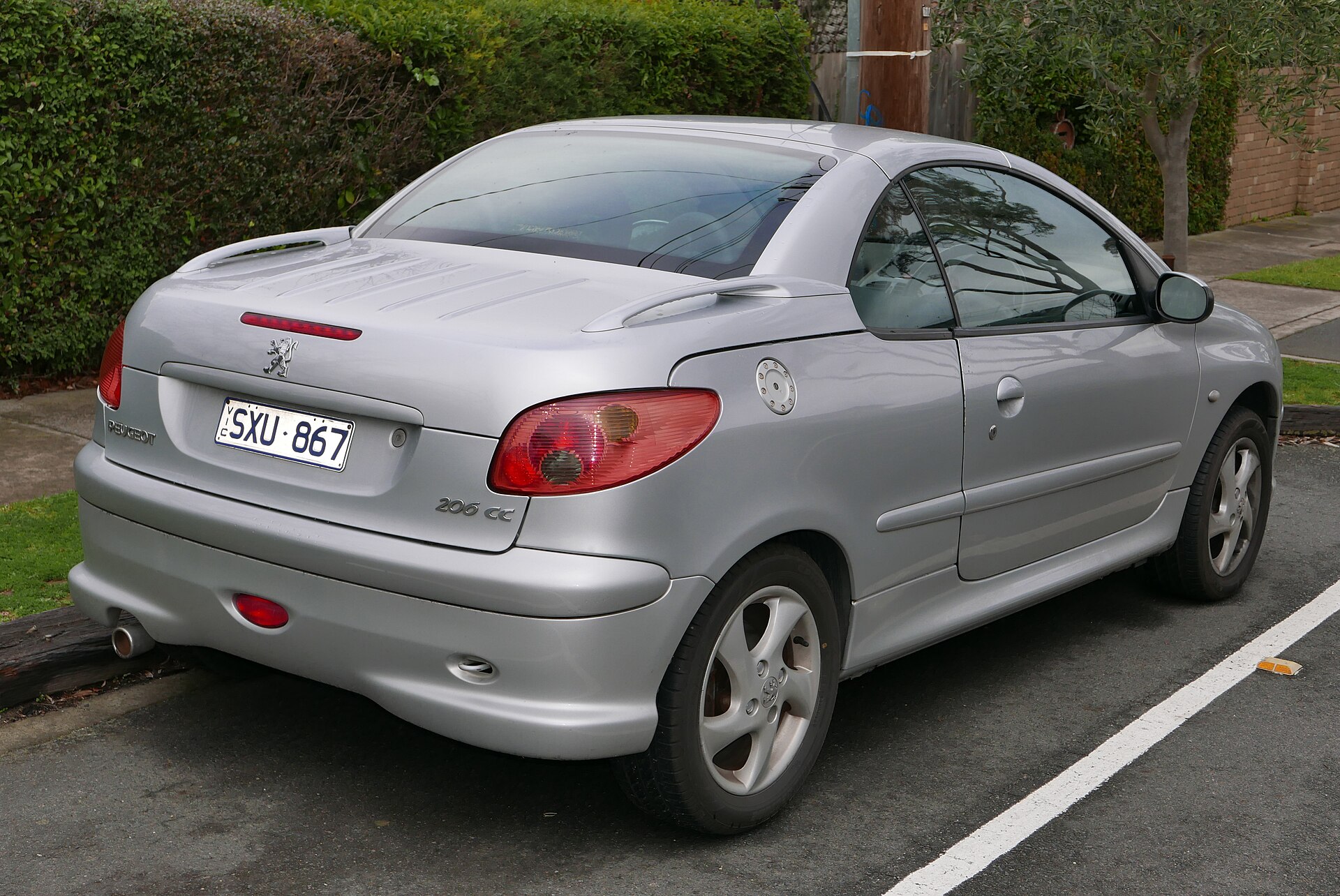 Peugeot 206 CC coupé cabriolet