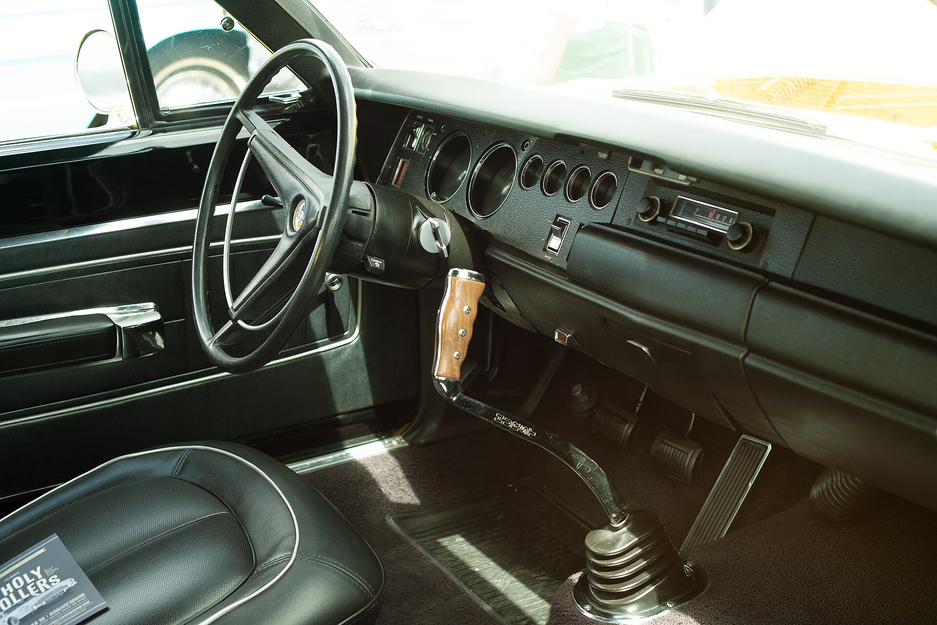 Plymouth Superbird dashboard and seats