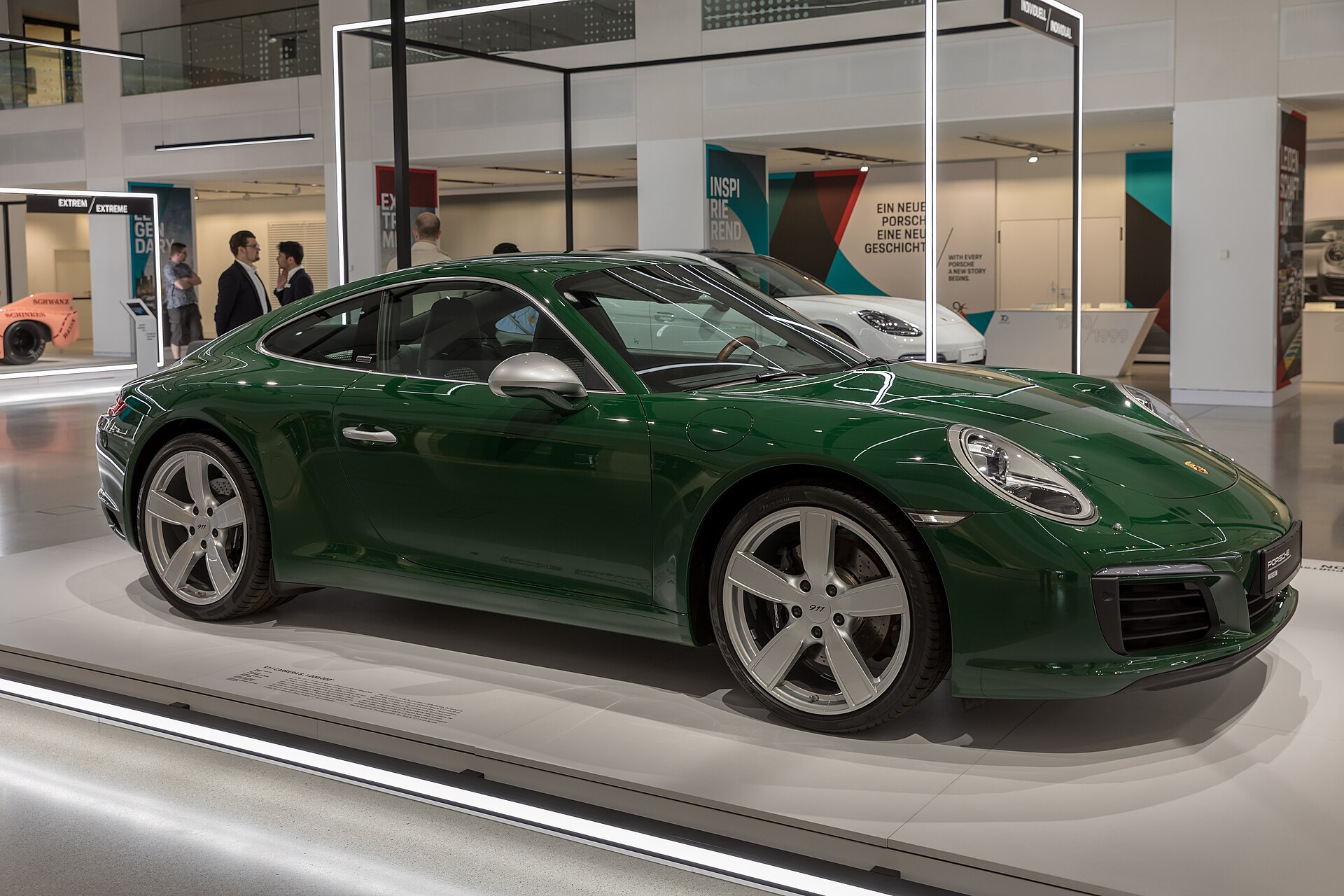 Porsche 911 number 1,000,000 in Irish Green