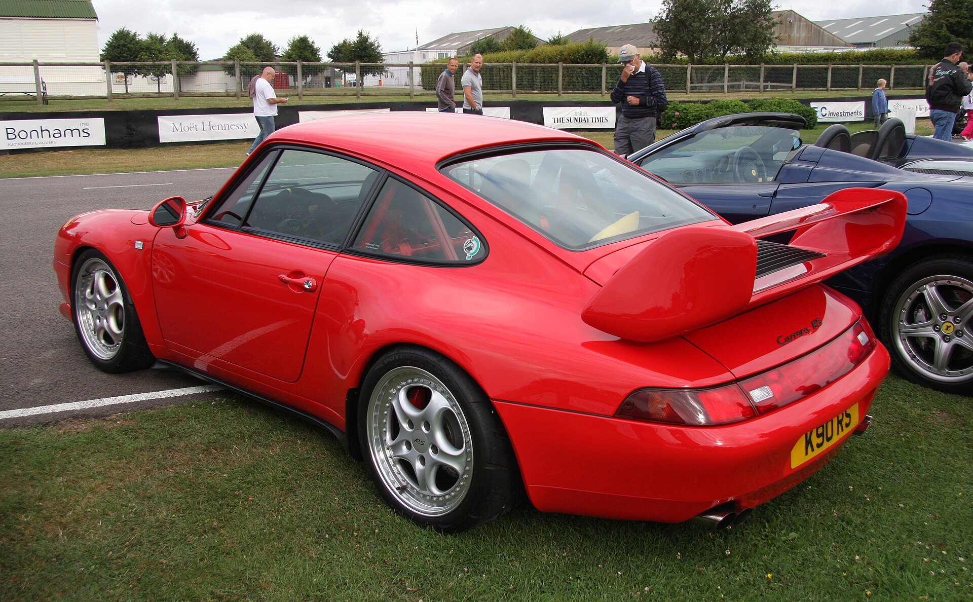Porsche 993 Carrera RS with rear wing