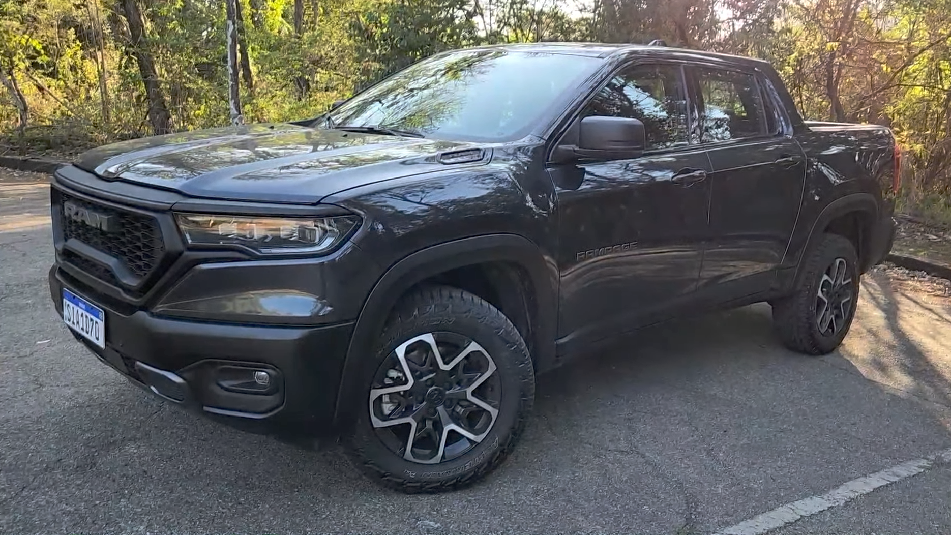 Ram Rampage Rebel pickup from Brazil, front view