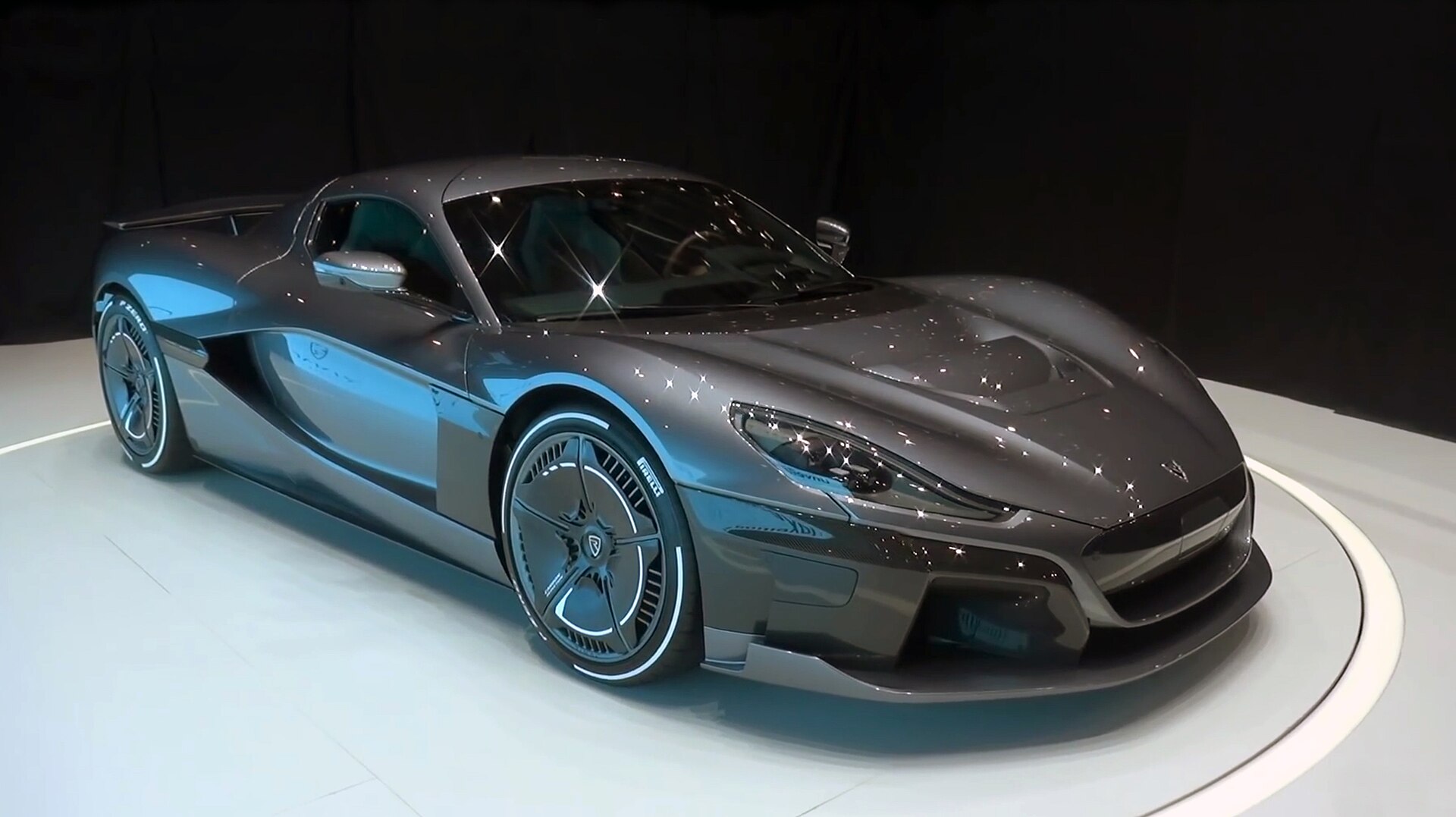 Rimac C Two at the Geneva motor show 2018