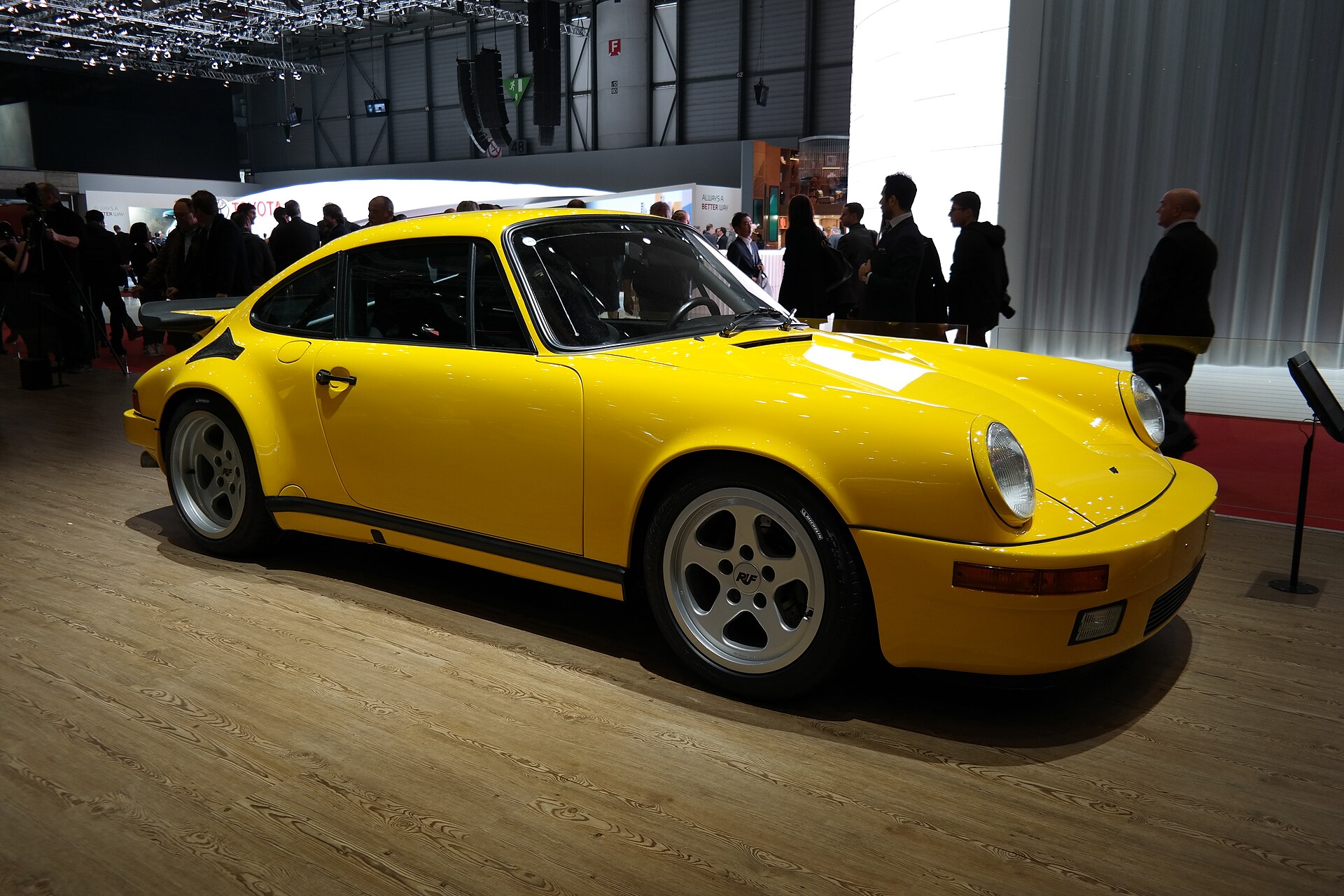 Ruf car on display at the 2017 Geneva Motor Show