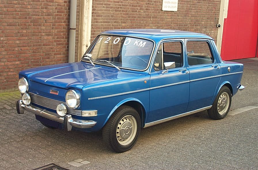 1973 Simca 1000 GL saloon, side view