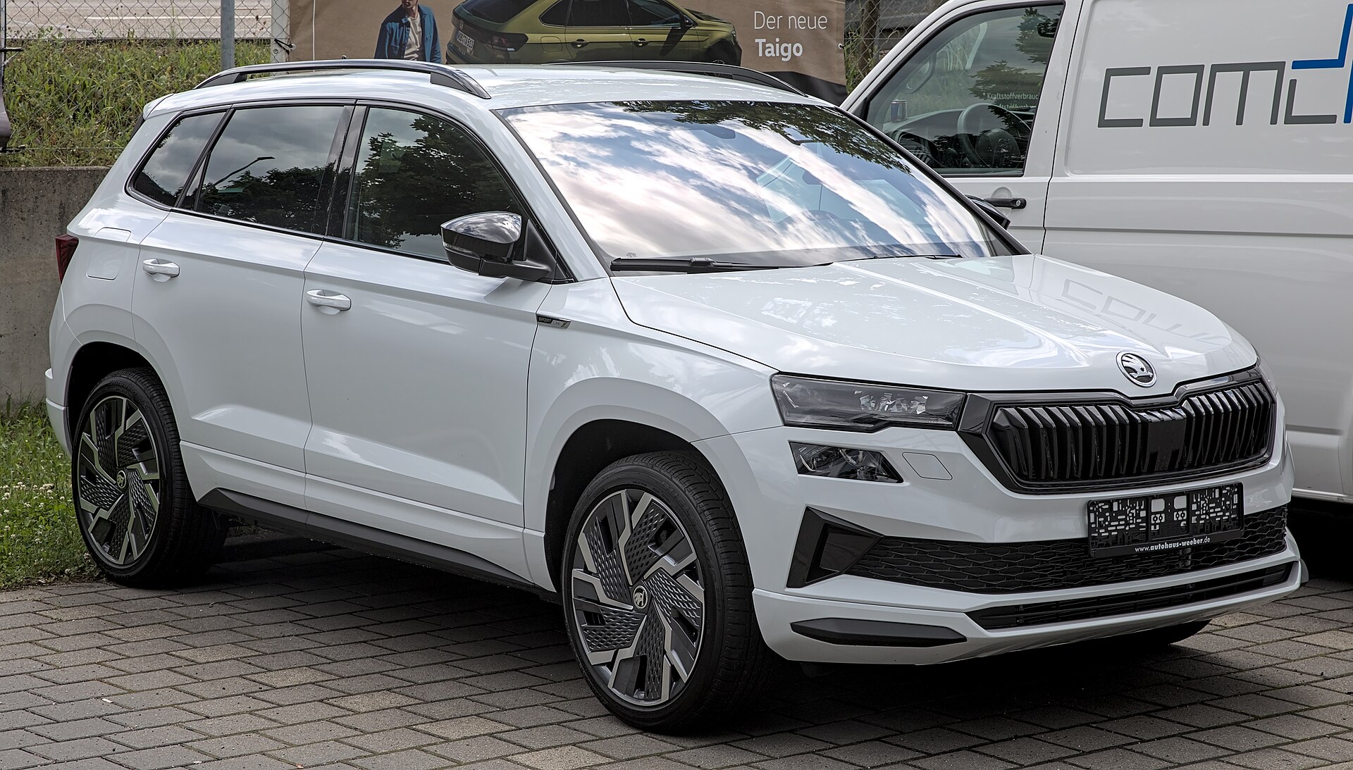 Škoda Karoq facelift, rear view