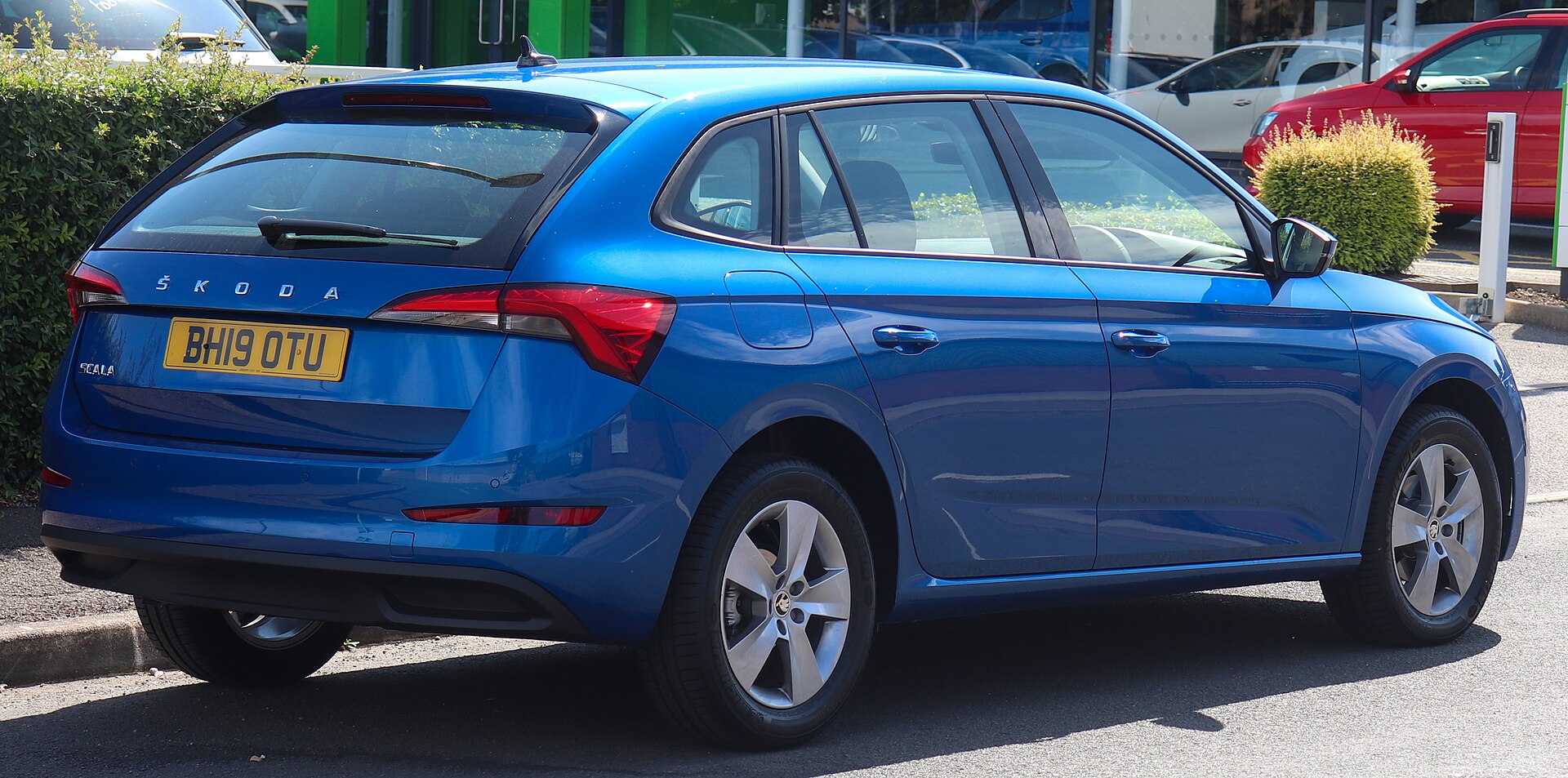 Škoda Scala first series, rear view