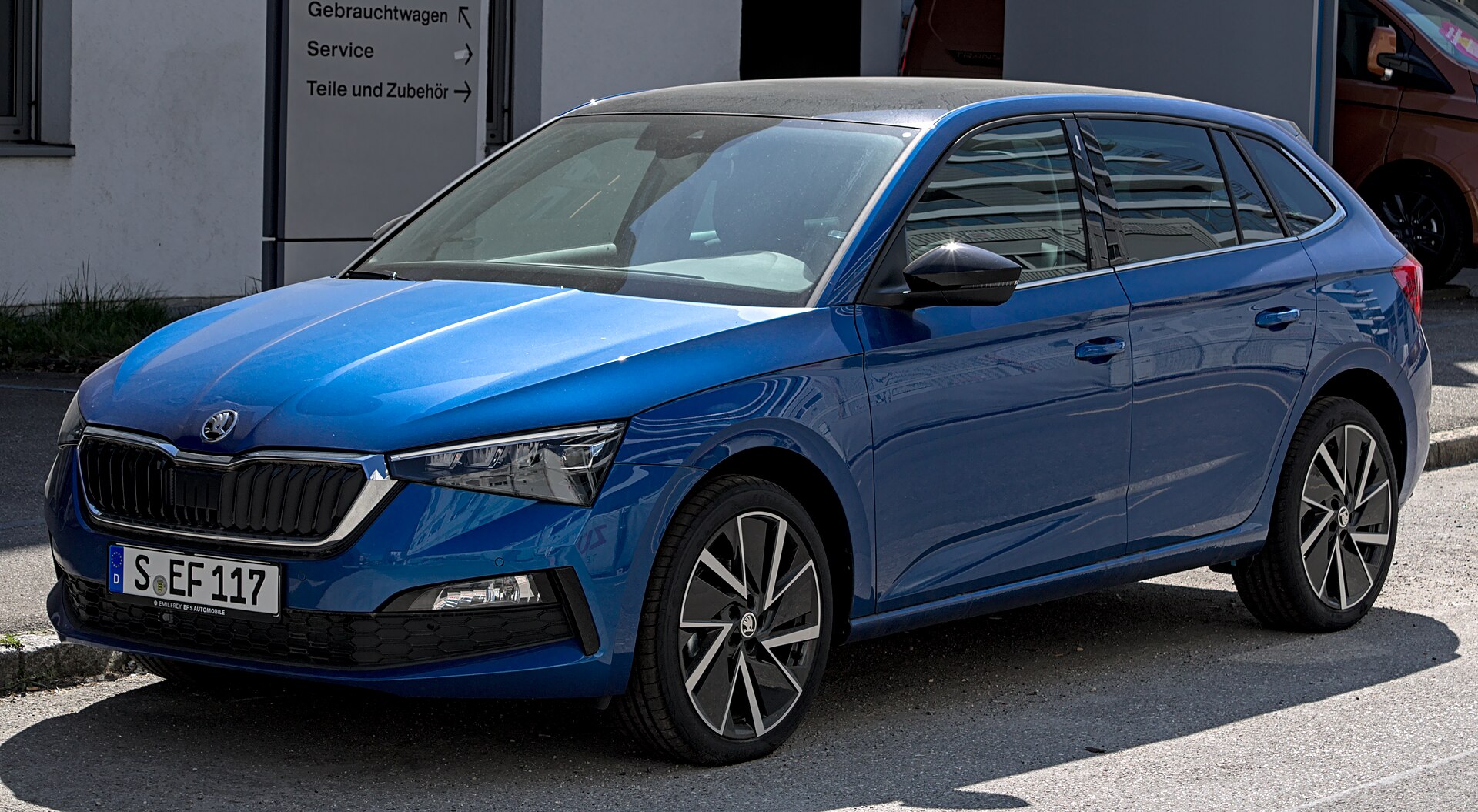 Škoda Scala, exterior view