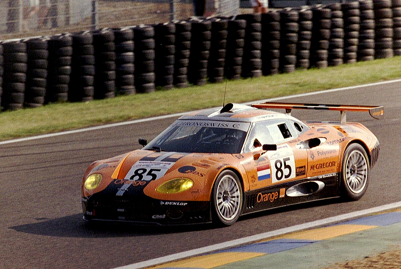 Spyker C8 Double 12R race car at Le Mans