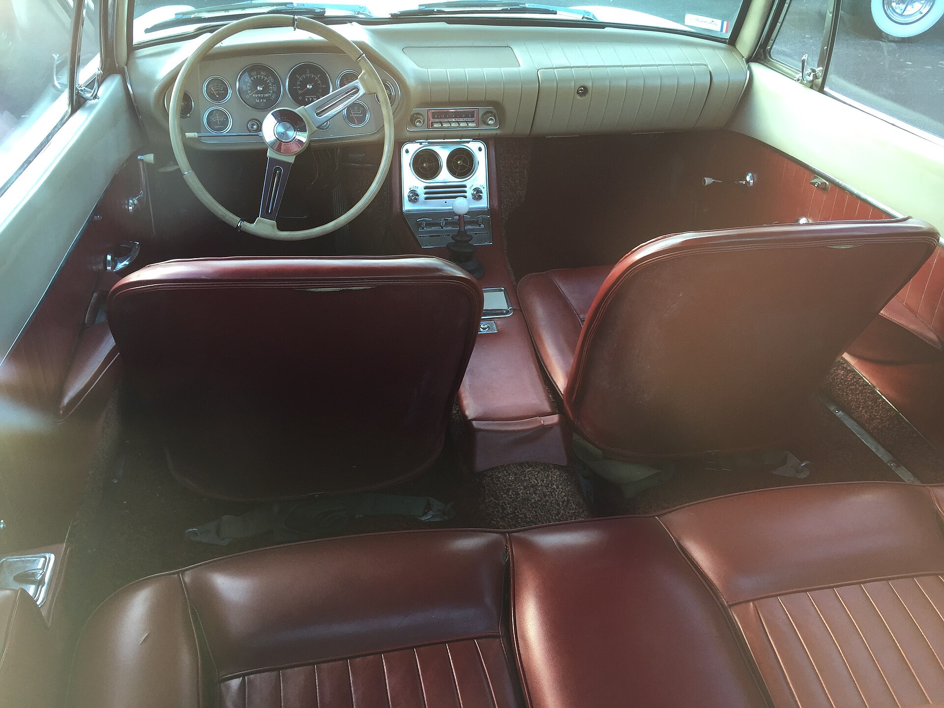 White Studebaker Avanti