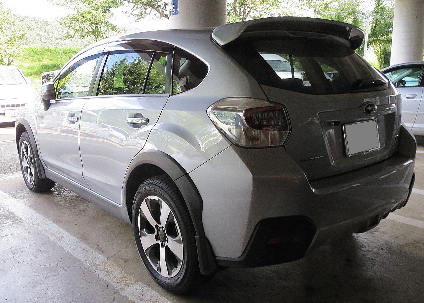 Subaru XV Hybrid, rear view