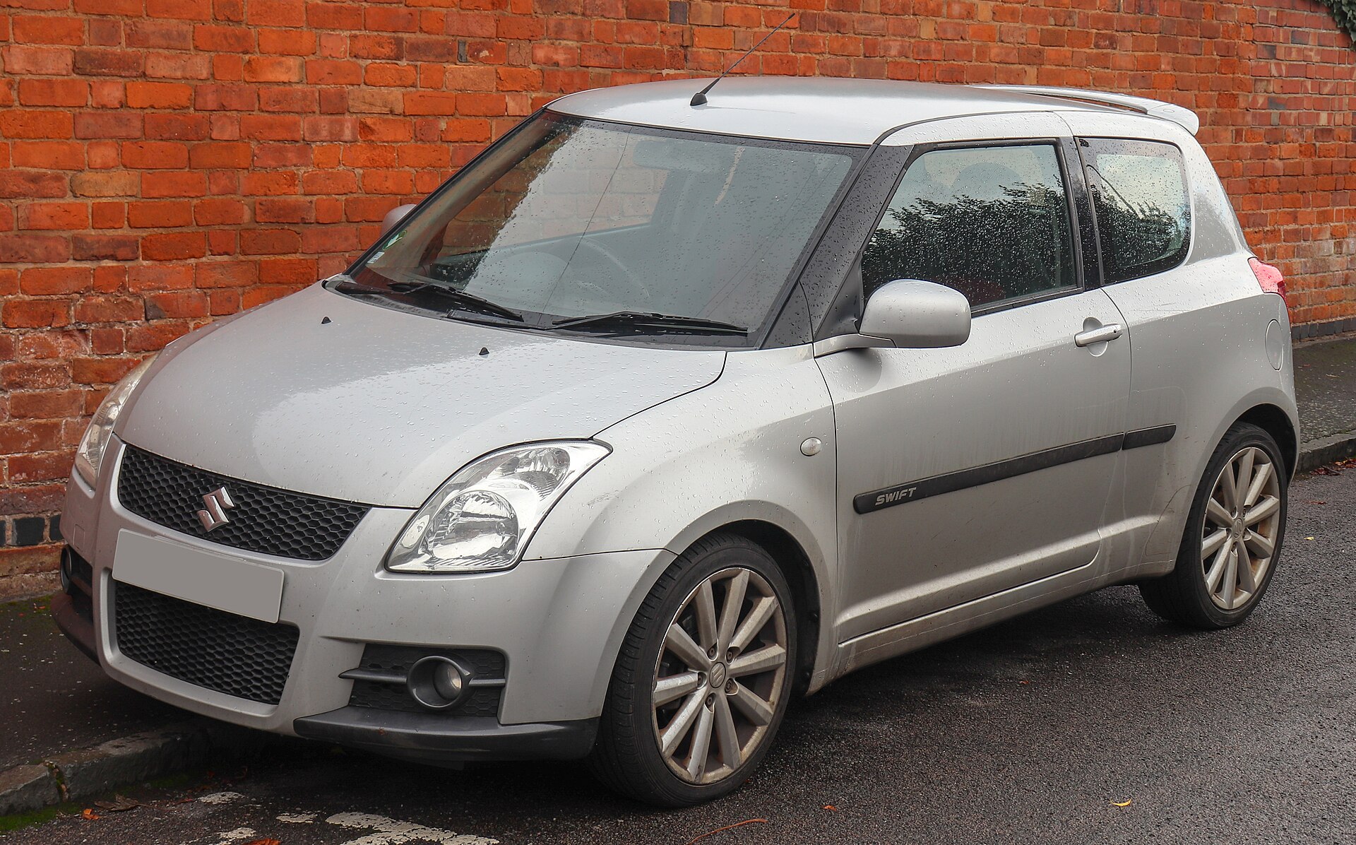 First global-generation Suzuki Swift Sport, front view