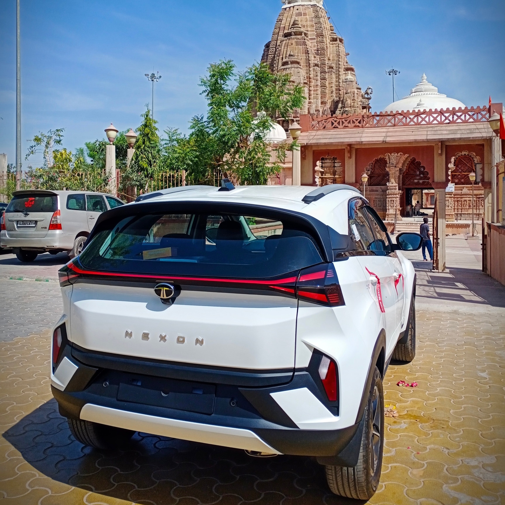 Tata Nexon 2023 facelift, rear view