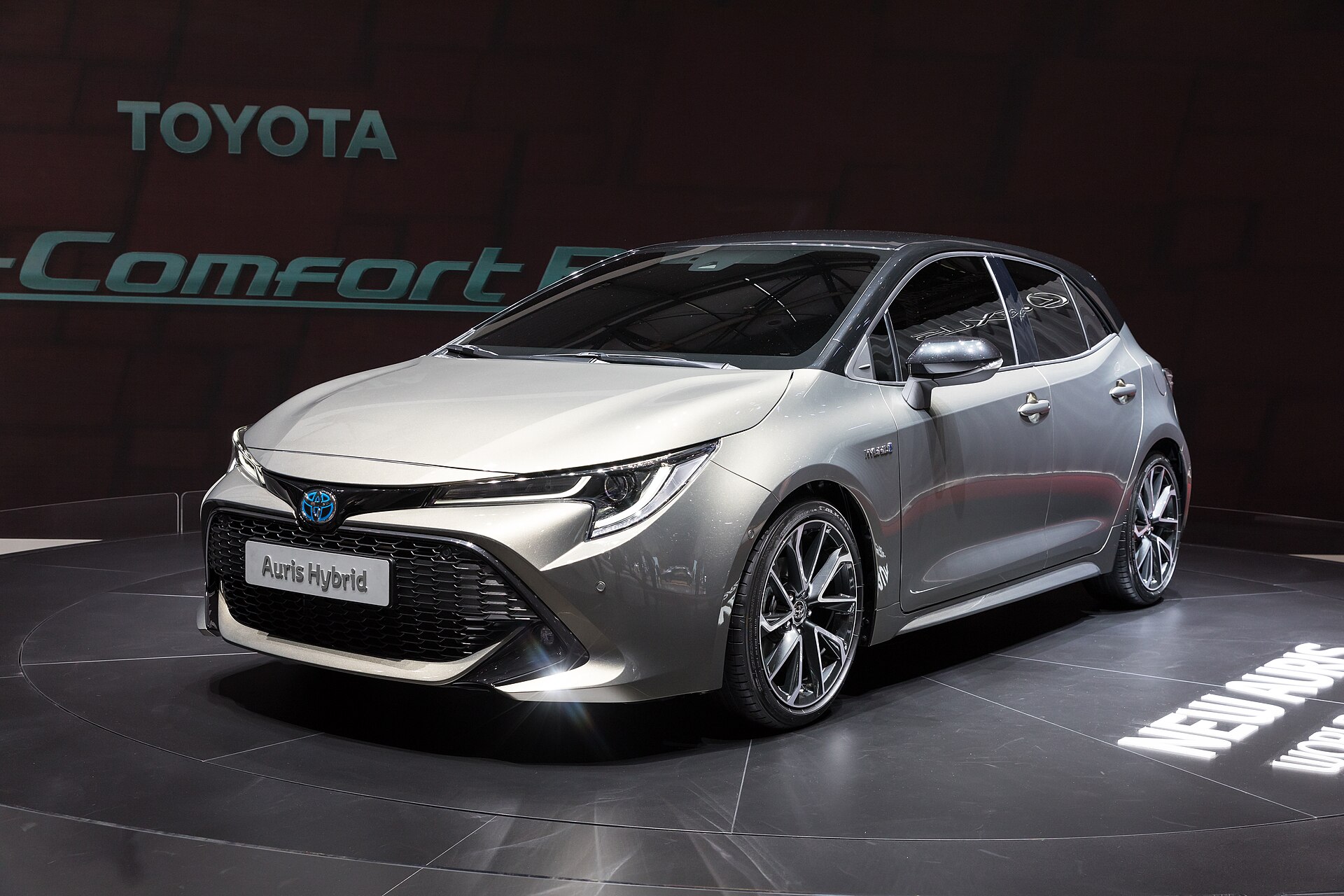 Toyota Auris prototype at the 2018 Geneva Motor Show