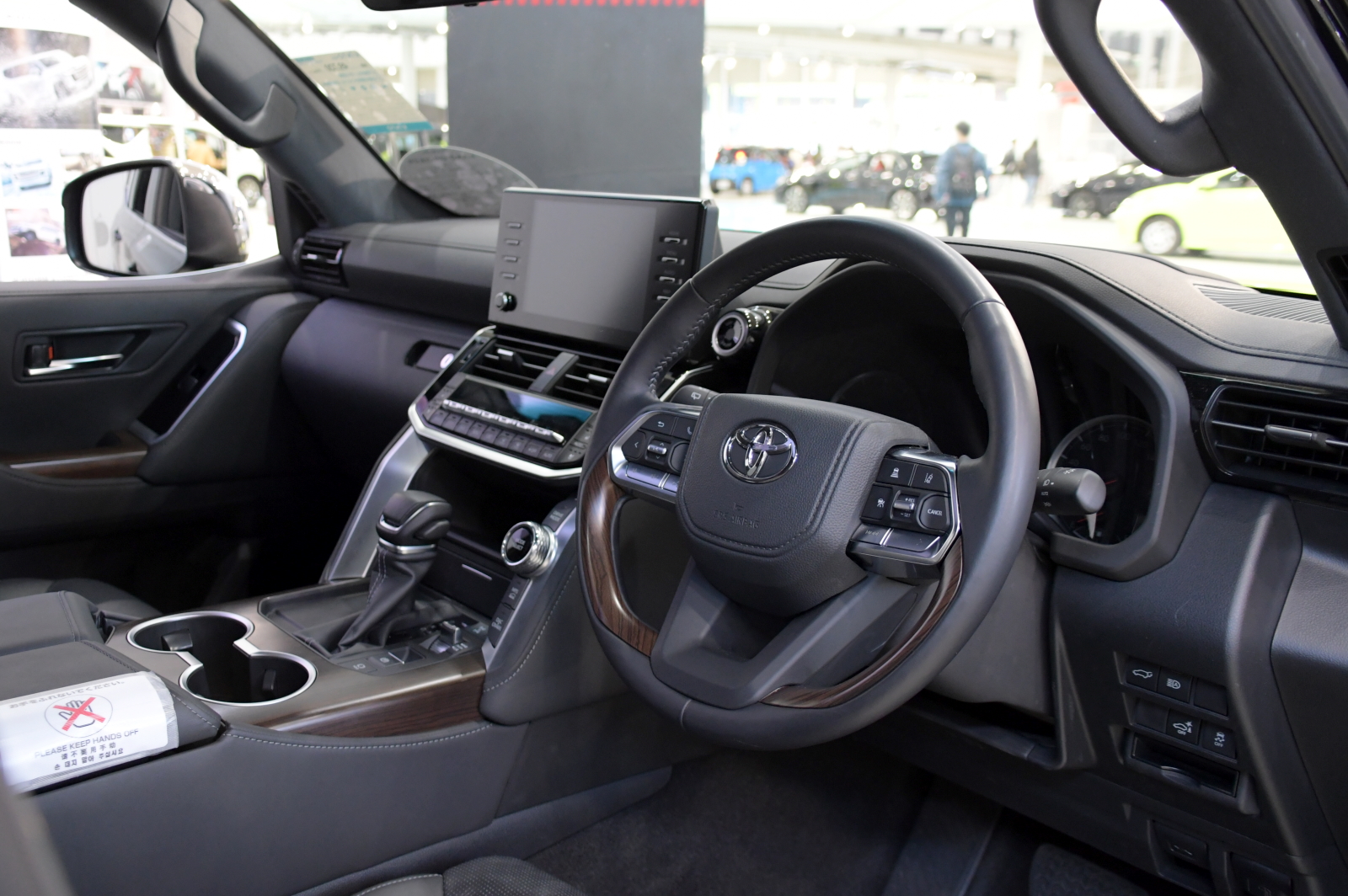 Interior of the Toyota Land Cruiser 300 VX