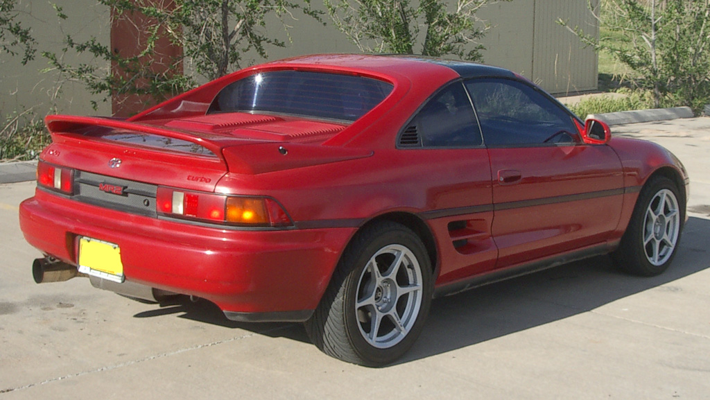 Toyota MR2 SW20, rear right view