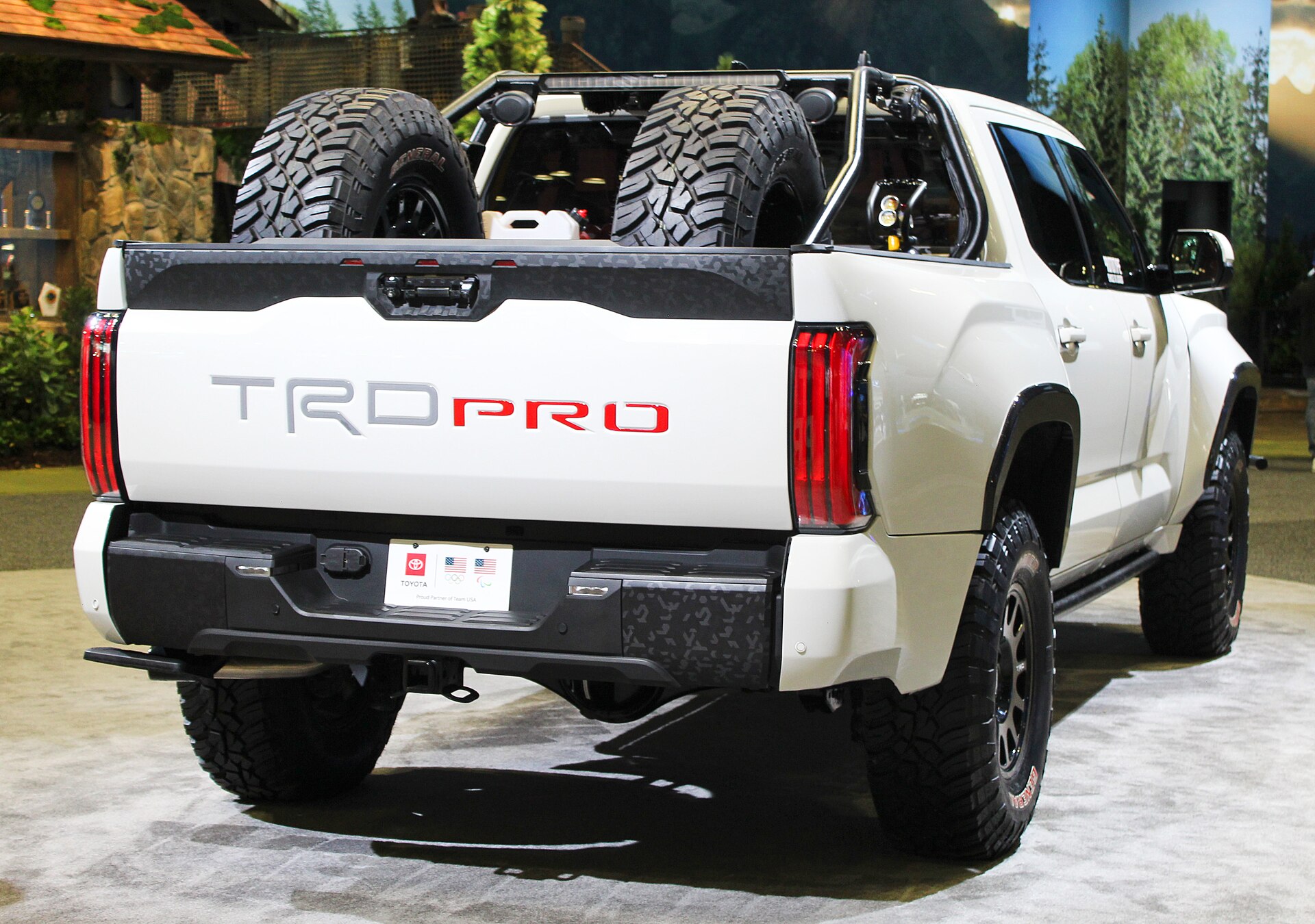 Toyota Tundra TRD Pro, rear view
