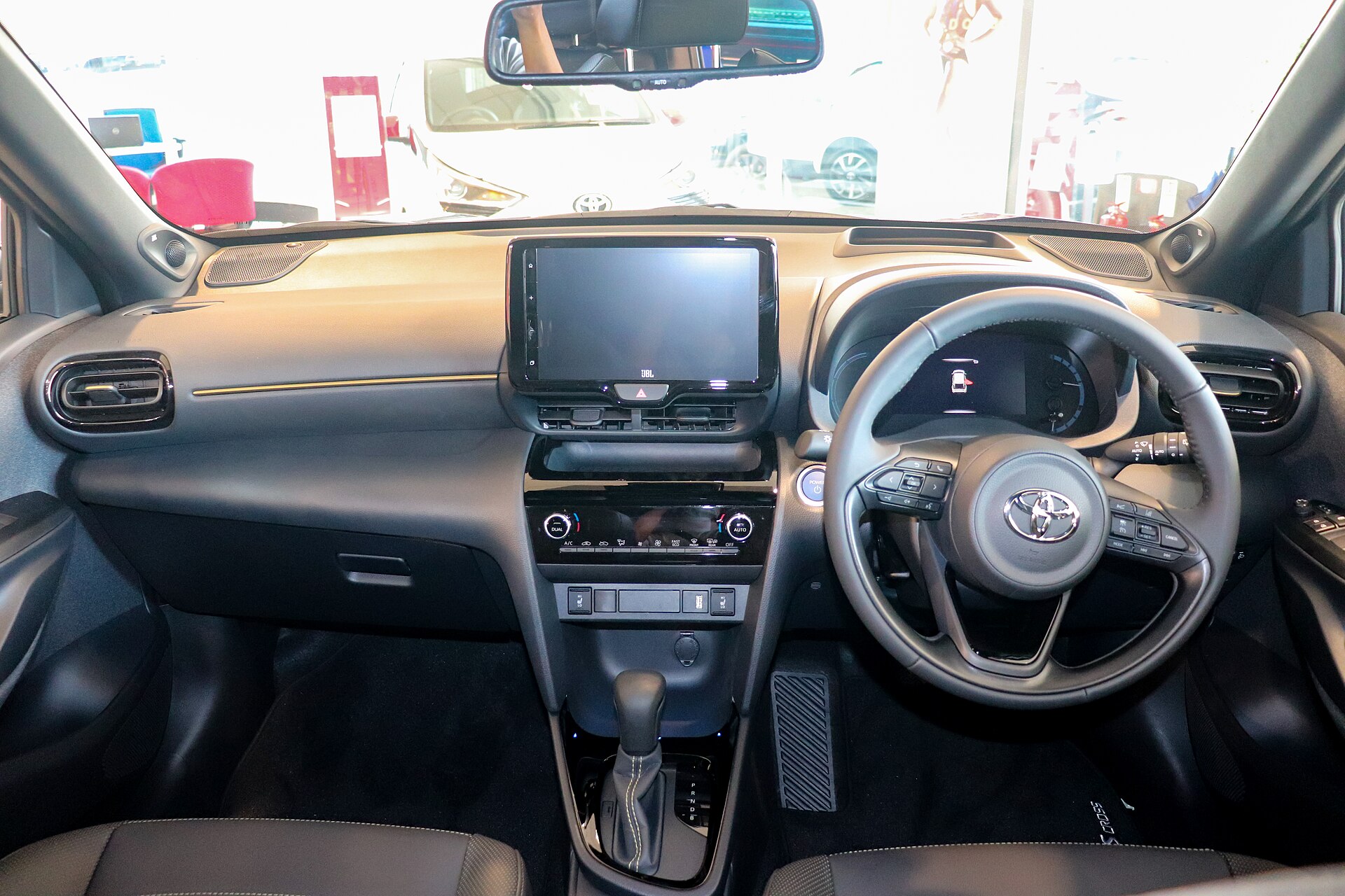 Toyota Yaris Cross interior with central touchscreen
