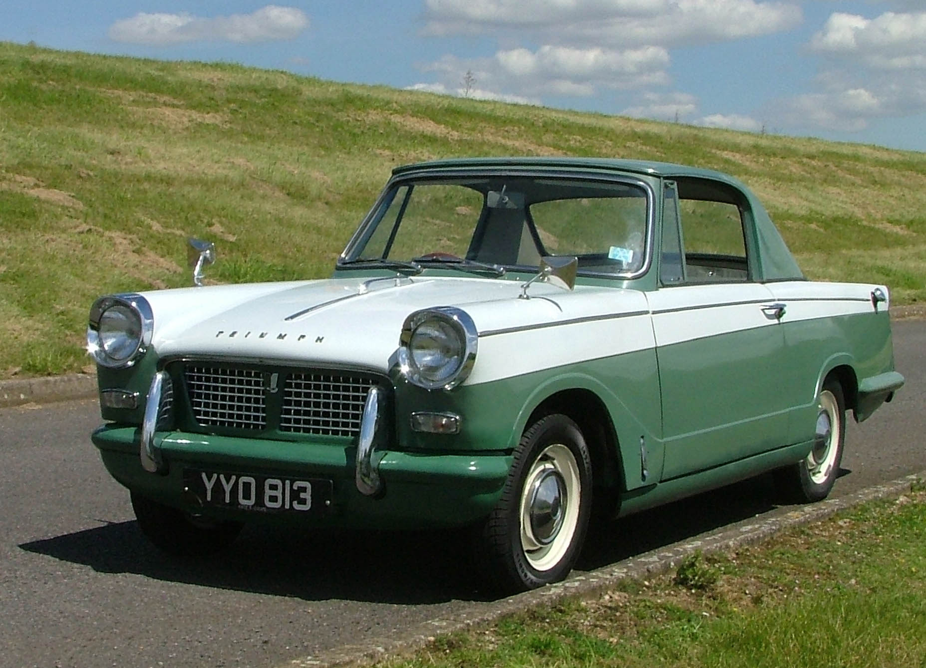Triumph Herald coupé with the 948 cc engine