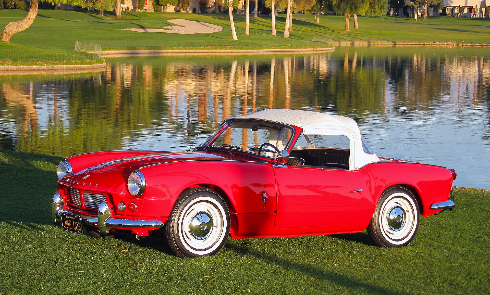 Early Triumph Spitfire 4, front view