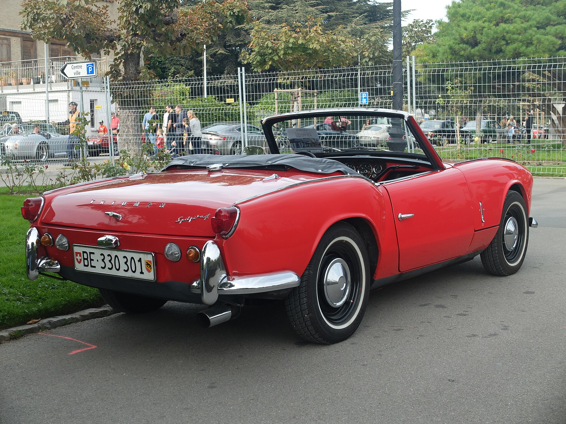 Rear of a Triumph Spitfire 4