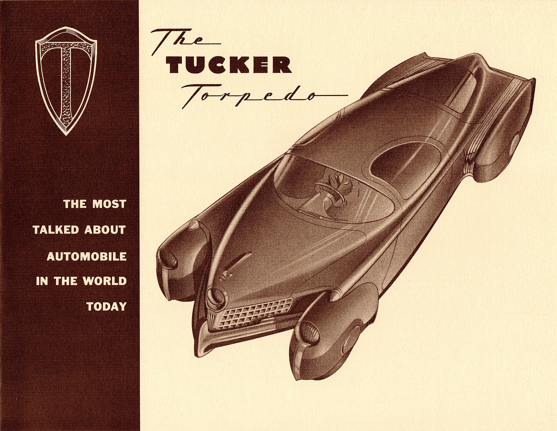 Tucker sales brochure, about 1947