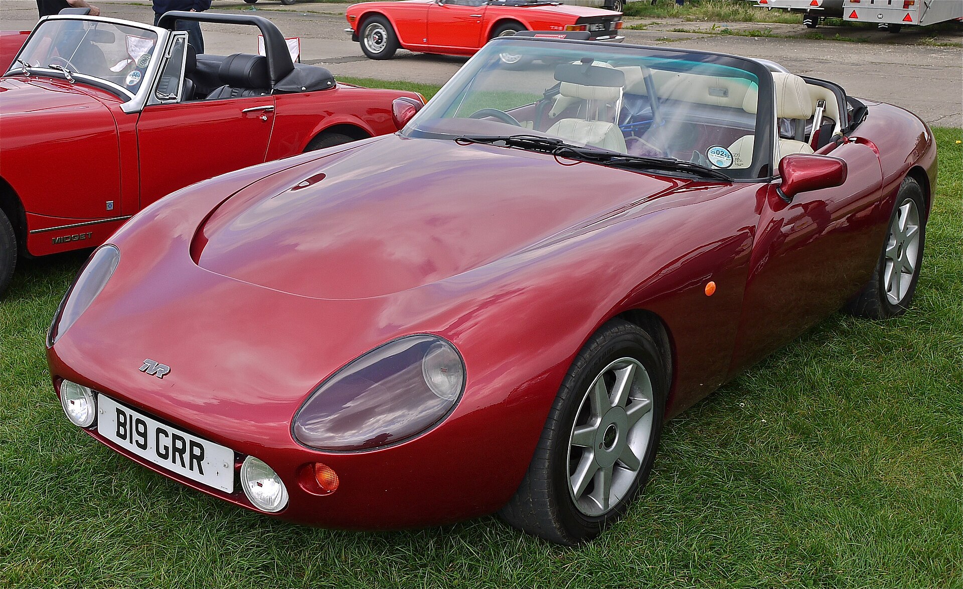 TVR Griffith roadster, side view