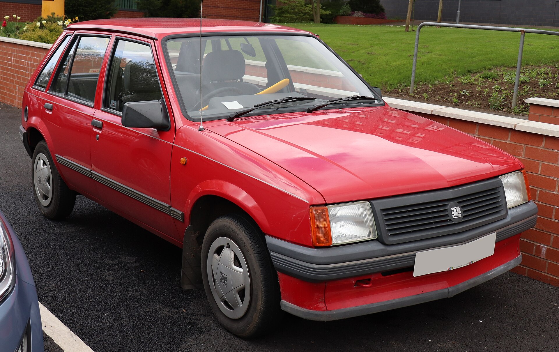 Vauxhall Nova small hatchback, front view