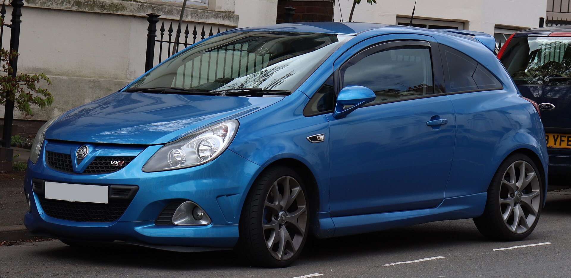 Vauxhall Corsa D VXR hot hatchback, front view