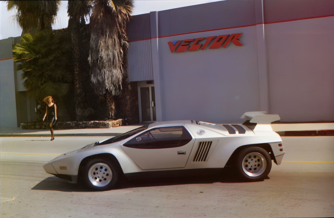 Silver Vector W2 concept car