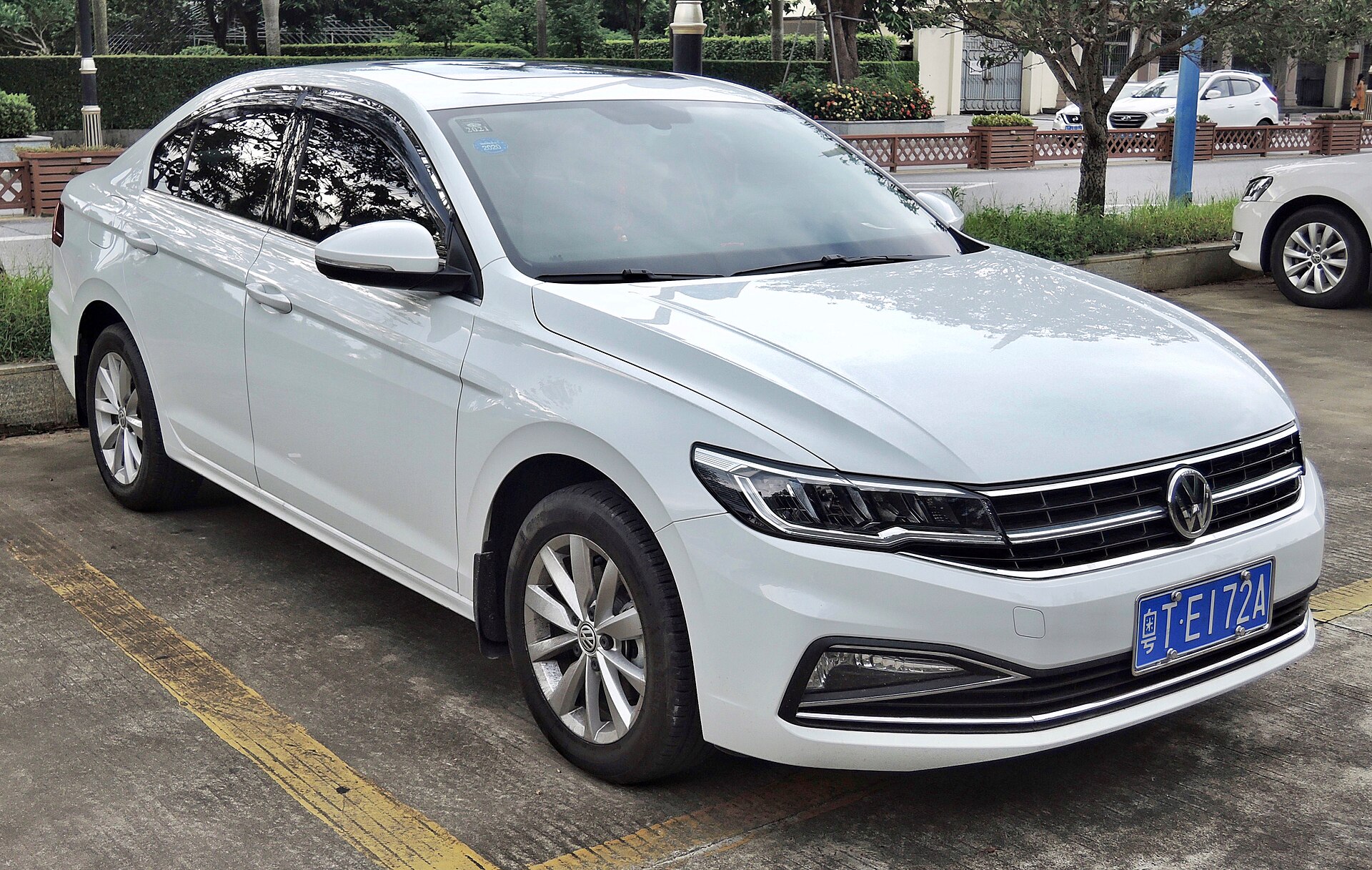 FAW-Volkswagen Bora MQB generation, front three-quarter view