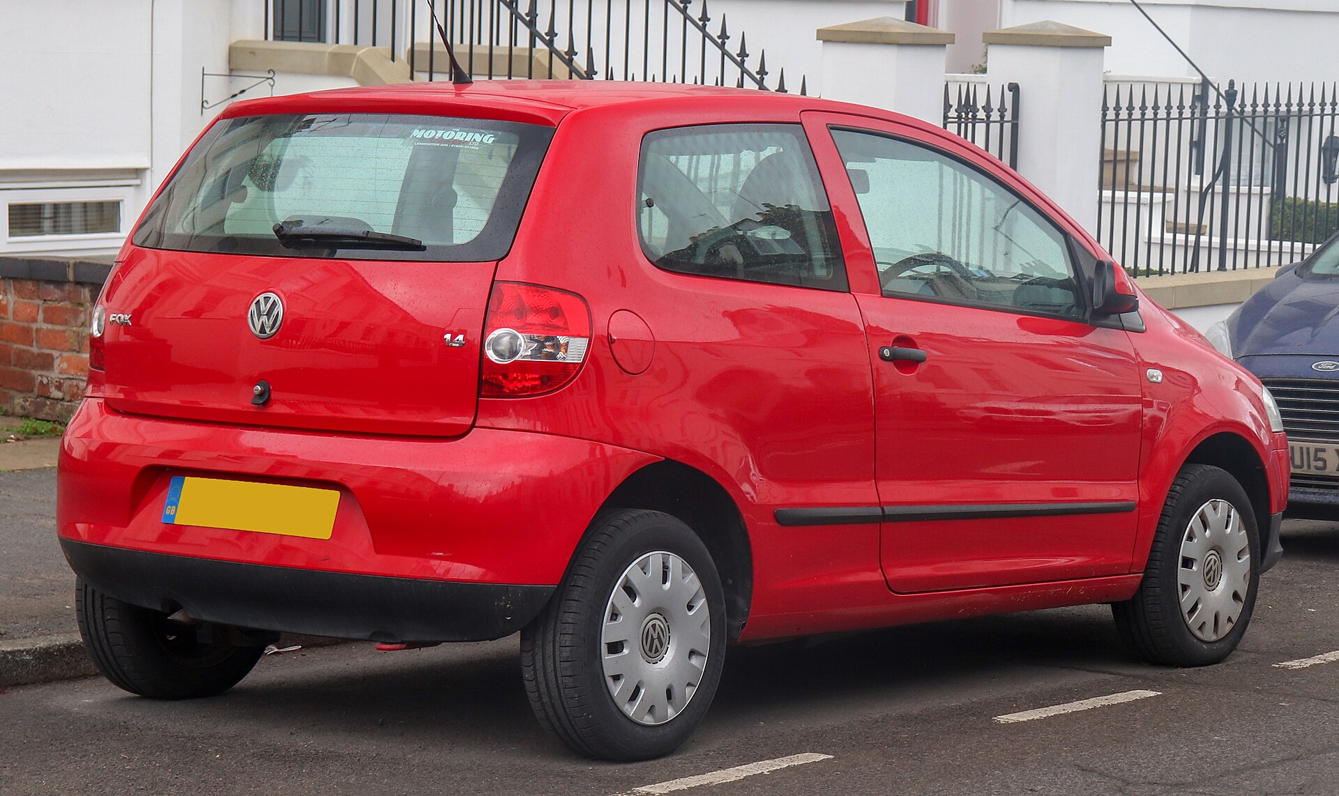 Rear of a European Volkswagen Fox