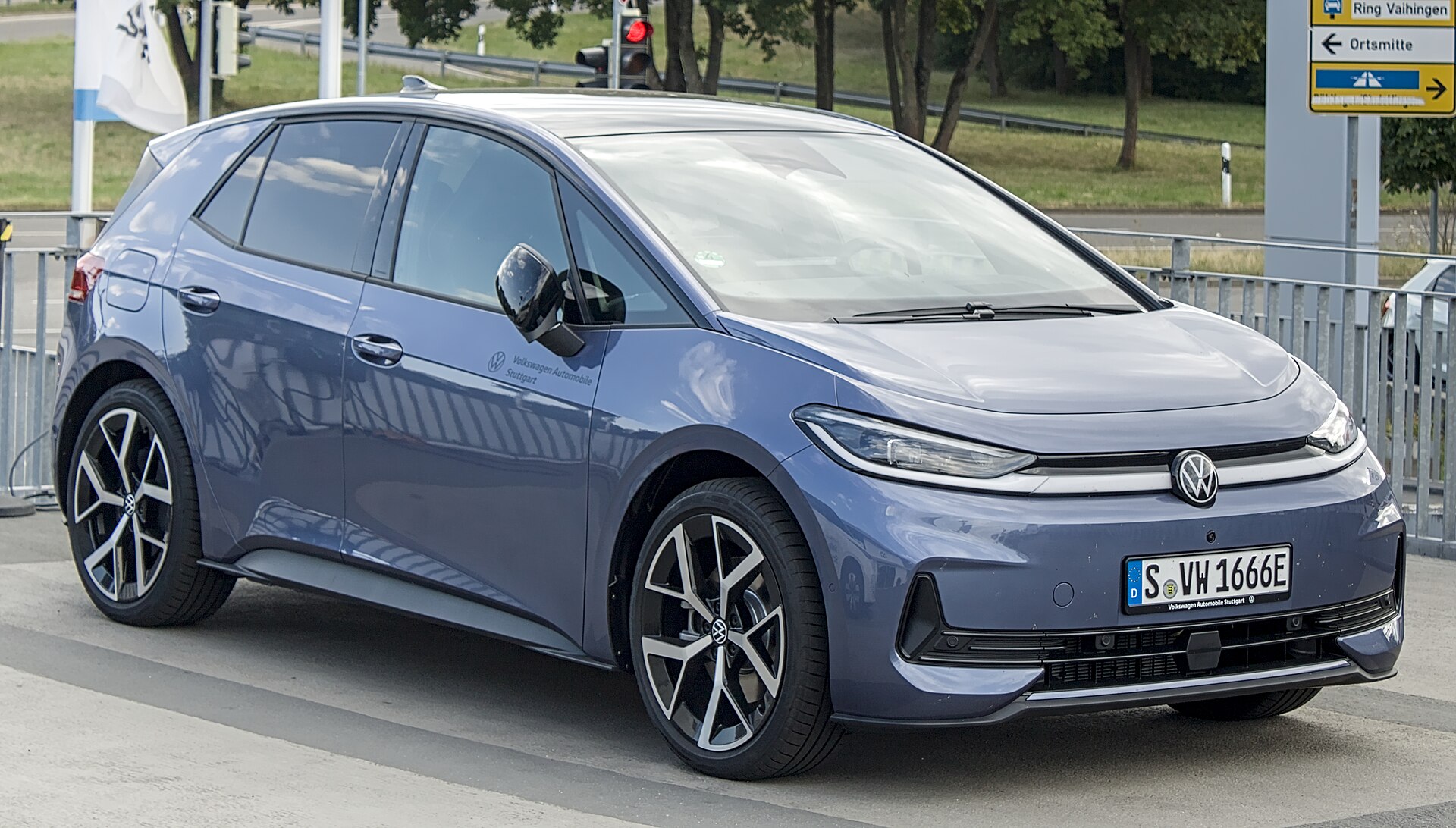 Volkswagen ID.3 Neo with the new front end, exterior view