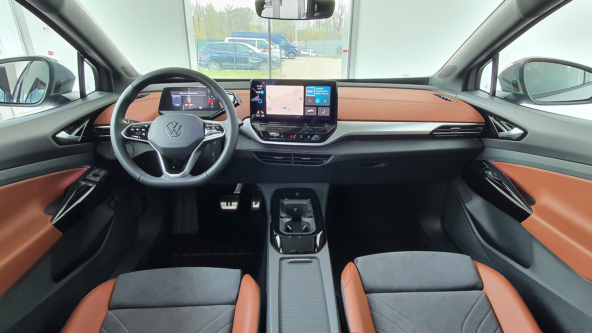 Volkswagen ID.4 interior with central touchscreen