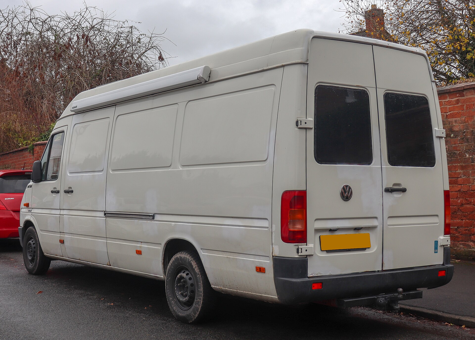 Second-generation Volkswagen LT35 van, rear view