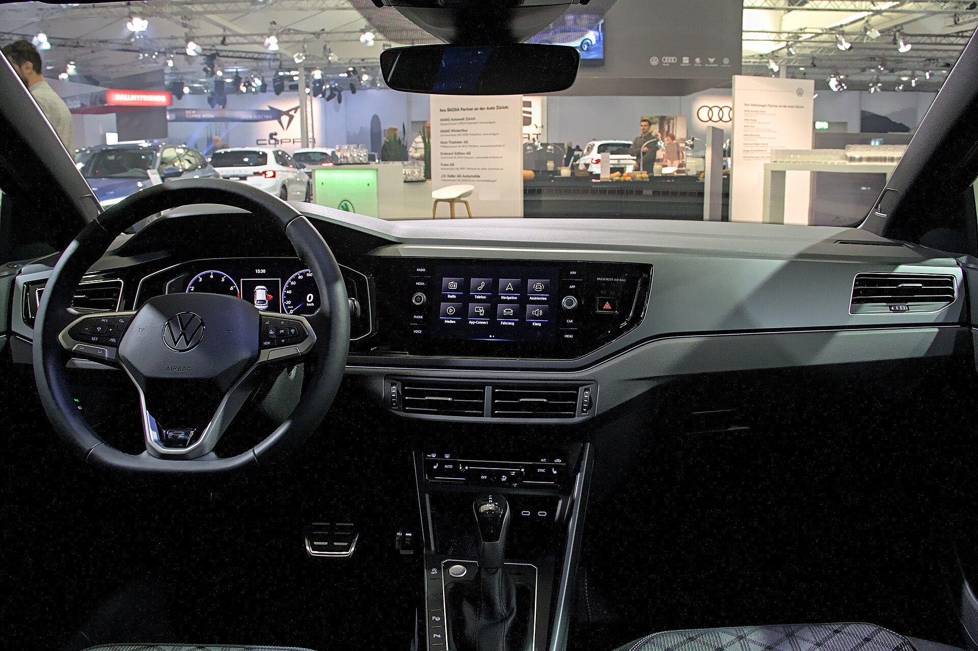 Volkswagen Taigo on display at Auto Zürich 2021