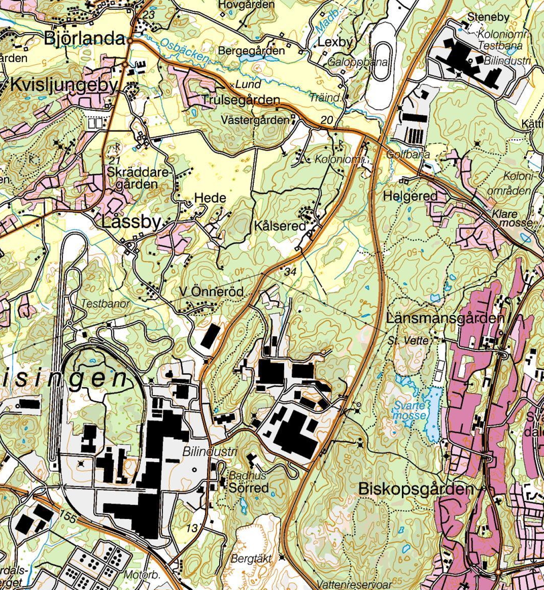 Volvo Torslanda factory area in Gothenburg