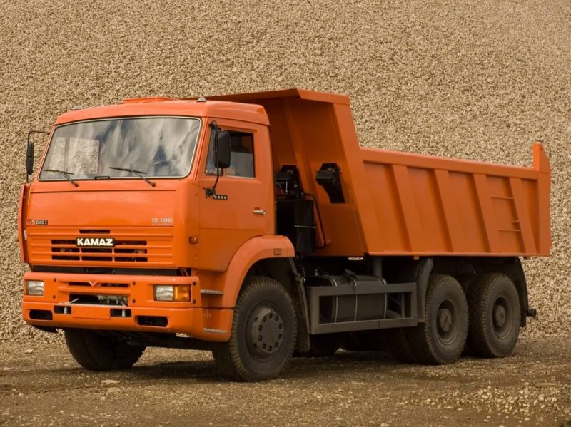 KAMAZ-6520 with old cabin