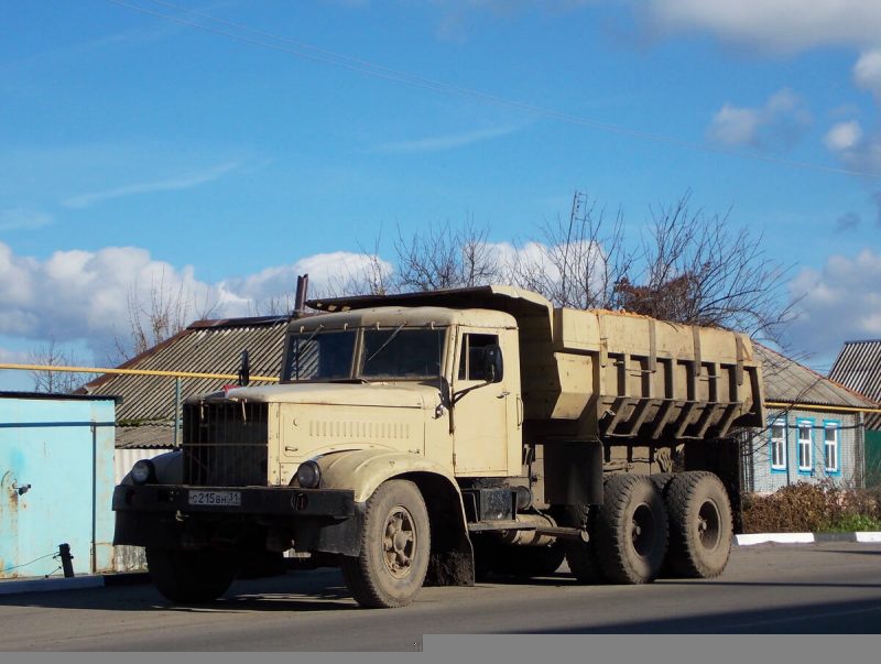 Photo of the dump truck KrAZ-256